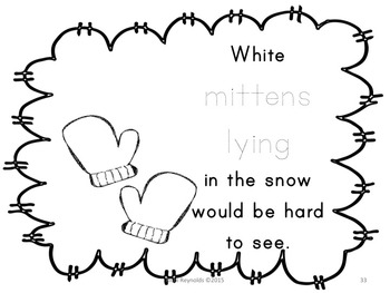 Mitten, Mitten, Who's in the Mitten? Literacy Unit by Richi Reynolds