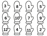 Mitten Number Worksheet, Perfect for Centers with Math Cubes
