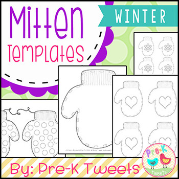 Preview of Mitten Templates