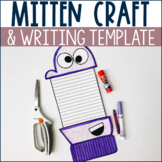 Mitten Winter Craft | Winter Writing Template | Mitten Template