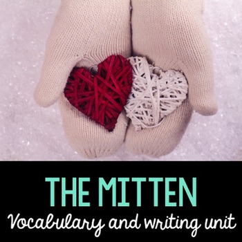 Preview of Mitten Word Cards and Word Walls in English and Spanish