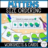 Mittens Size Ordering Winter | Order by Size | Cut and Glue