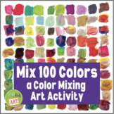 Mix 100 Colors: A Color Mixing Art Activity for 100th Day 