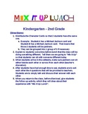 Mix It Up Lunch Activity for K-2nd