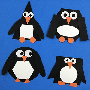 Shape Penguin Craft / Winter Penguin Craft / Shape Unit by Non-Toy Gifts