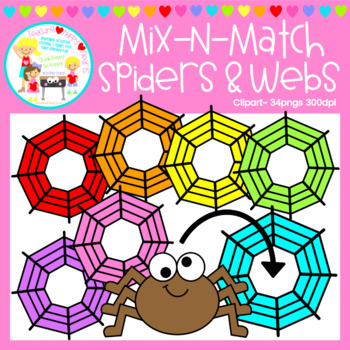 Preview of Spiders Clipart