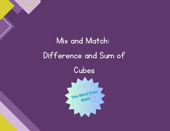 Preview of Mix and Match: Difference and Sum of Cubes