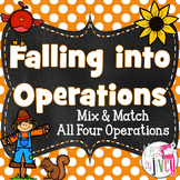 Math Operations Task Cards