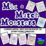 Mix and Match Monsters Halloween Coordinate Graphing Pictures