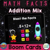 Mixed Addition Math Facts Fluency Boom Cards Digital Set 1
