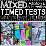 Mixed Addition & Subtraction Timed Tests & Rewards {with C