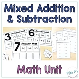 Mixed Addition and Subtraction Math Unit  (Special Educati