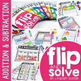 Mixed Addition and Subtraction Within 20 - Flip and Solve Books