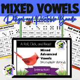 Advanced Vowel Words/Sentences Roll & Read |Phonics Games|