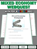 Mixed Economy - Webquest with Key (Google Doc Included)