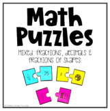 Mixed: Equivalent Fraction, Fractions of Shapes, and Decim