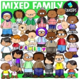 Mixed Family Clip Art Set {Educlips Clipart}