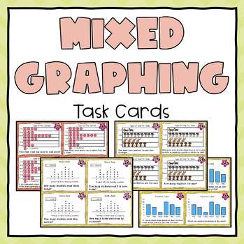 Preview of Mixed Graphing Task Cards
