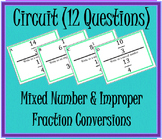 Mixed & Improper Fraction Circuit 12 Questions