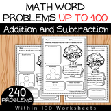 Mixed Math Word Problems Addition and Subtraction Within 1