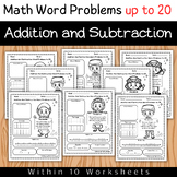 Mixed Math Word Problems Addition and Subtraction Within 2