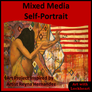 Preview of Mixed Media Self-Portrait like Reyna Hernandez