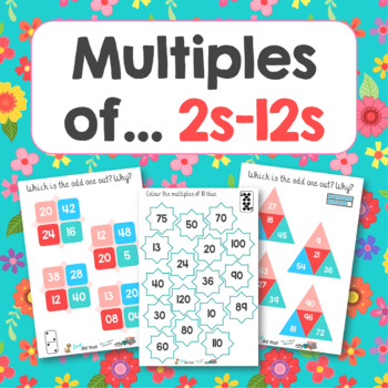Preview of Mixed Multiples activities 2-12