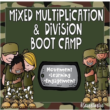 Preview of Mixed Multiplication & Division Boot Camp