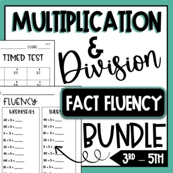 Preview of Mixed Multiplication and Division Timed Test