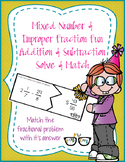 Mixed Number & Improper Fraction Addition/Subtraction Solv