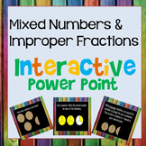 Mixed Number Improper Fraction Interactive Power Point