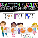 Mixed Number and Improper Fraction Puzzles