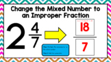 Mixed Number to Improper Fractions Google Slides *DISTANCE
