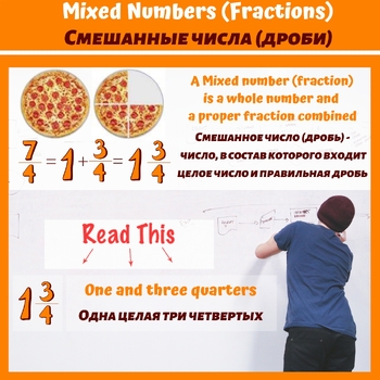 Preview of Mixed Numbers (Fractions)