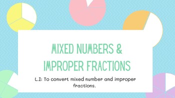 Preview of Mixed Numbers & Improper Fractions