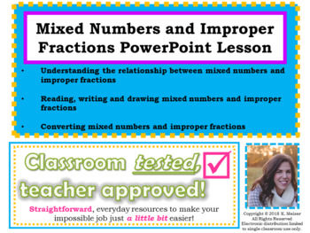Preview of Mixed Numbers and Improper Fractions