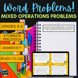 Mixed Word Problems: Problem Solving for Grade 4-5