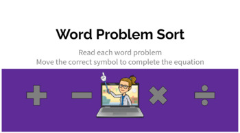 Preview of Mixed Operation Word Problem Sort #2 (digital)