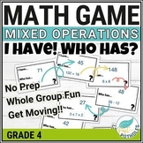 Mixed Operations I Have Who Has Math Fluency Game Mental M