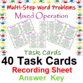 Mixed Operations Multi step Story Problems