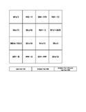 Mixed Operations Number Sort 4th 5th and 6th