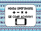 Mixed Operations (addition, subtraction, multiplication, d