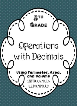 Preview of Mixed Operations with Decimals