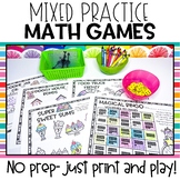 Mixed Practice Math Games | Math Center Games