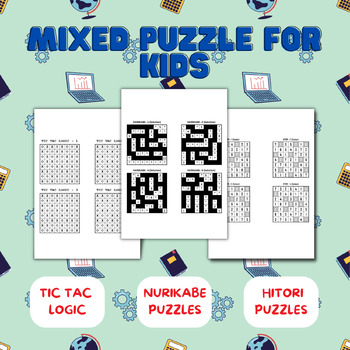 Preview of Mixed Puzzle for Kids