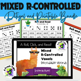 R-Controlled Words/Sentences Roll & Read |Phonics Games| D