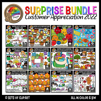 Preview of Mixed Themed Surprise Clip Art - GIANT Bundle