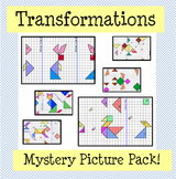 Transformations Mystery Picture Pack (Reflection, Rotation, Translation)