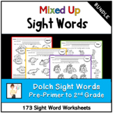 Mixed Up Dolch Sight Words BUNDLE