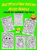 Mixed Up Multiplication Mosaics-Fun Multiplication Color B